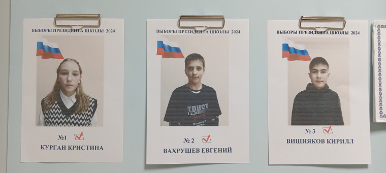Выборы Президента школьного ученического самоуправления.